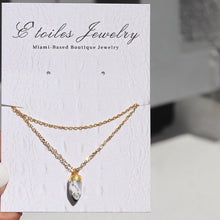 Load image into Gallery viewer, Handmade Dendritic Opal Necklace - Étoiles Jewelry