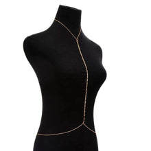 Load image into Gallery viewer, Diamond Lines Crystal Body Chain - Étoiles Jewelry