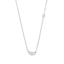 Load image into Gallery viewer, Swarovski Crystal 'Mini-Eye' Sterling Silver Choker - Étoiles Jewelry