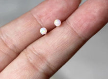 Load image into Gallery viewer, Baby Opal Stud Earrings - Étoiles Jewelry
