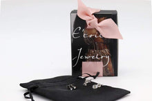 Load image into Gallery viewer, Tiny Solitaire Crystal Stud Earrings (Set of 3) - Étoiles Jewelry