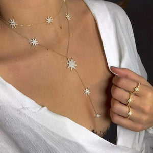 Solar Drop Necklace - Étoiles Jewelry