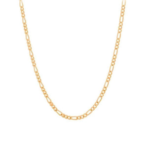 18k Dainty Figaro Chain Choker - Étoiles Jewelry
