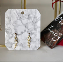 Load image into Gallery viewer, Ivy Drop Crystal Earrings - Étoiles Jewelry
