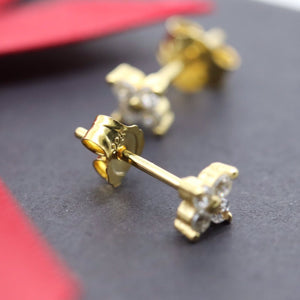 18k Gold Bebesita Flower Earrings - Étoiles Jewelry