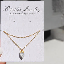 Load image into Gallery viewer, Handmade Dendritic Opal Necklace - Étoiles Jewelry
