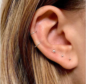 Petite Mini-Hoop Earrings - Étoiles Jewelry