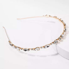 Load image into Gallery viewer, Aurora Golden Crystal Headband - Étoiles Jewelry
