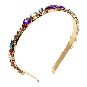Aurora Multicolored Crystal Headband - Étoiles Jewelry