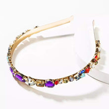 Load image into Gallery viewer, Aurora Multicolored Crystal Headband - Étoiles Jewelry
