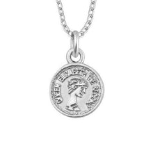 Load image into Gallery viewer, Mini Elizabeth Coin Necklace - Étoiles Jewelry
