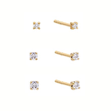 Load image into Gallery viewer, Little Twinkle Stud Earrings Set (Set of 6) - Étoiles Jewelry
